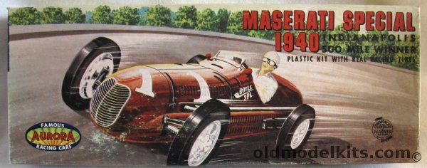 Aurora 1/30 1940 Maserati Special 'Boyle Spl.' - Indianapolis 500 Winner, 525-79 plastic model kit